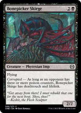 Bonepicker Skirge - Phyrexia All Will One Spoiler