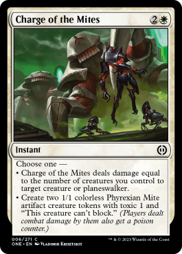 Charge of the Mites - Phyrexia All Will One Spoiler