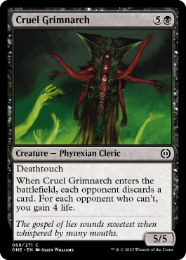 Cruel Grimnarch - Phyrexia All Will One Spoiler