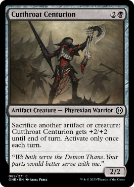 Cutthroat Centurion - Phyrexia All Will One Spoiler