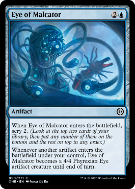 Eye of Malcator - Phyrexia All Will One Spoiler