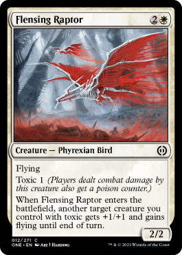 Flensing Raptor - Phyrexia All Will One Spoiler
