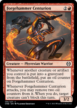 Forgehammer Centurion - Phyrexia All Will One Spoiler