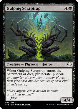 Gulping Scraptrap - Phyrexia All Will One Spoiler