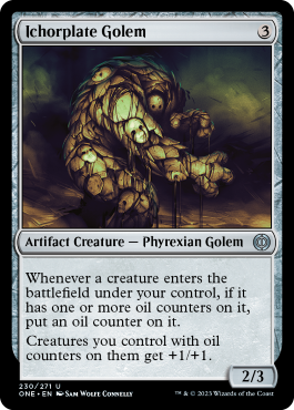 Ichorplate Golem - Phyrexia All Will One Spoiler