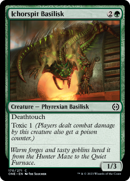 Ichorspit Basilisk - Phyrexia All Will One Spoiler