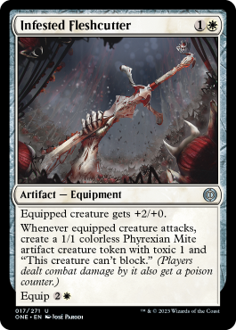 Infested Fleshcutter - Phyrexia All Will One Spoiler