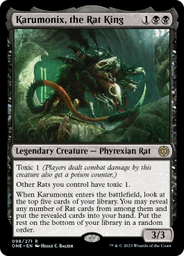 Karumonix, the Rat King - Phyrexia All Will One Spoiler