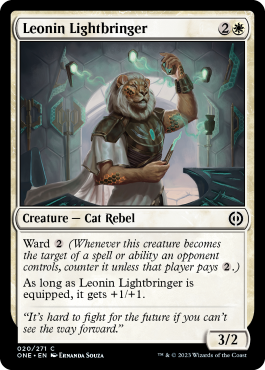 Leonin Lightbringer - Phyrexia All Will One Spoiler