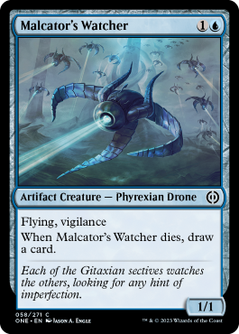 Malcator's Watcher - Phyrexia All Will One Spoiler
