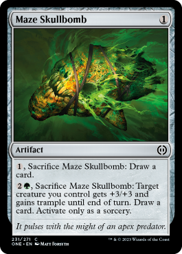 Maze Skullbomb - Phyrexia All Will One Spoiler