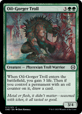 Oil-Gorger Troll - Phyrexia All Will One Spoiler