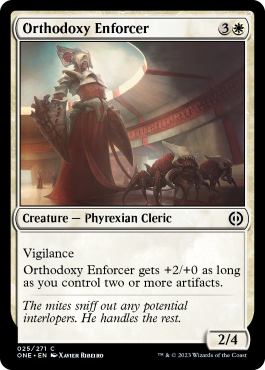 Orthodoxy Enforcer - Phyrexia All Will One Spoiler