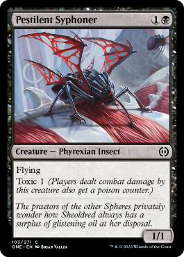 Pestilent Syphoner - Phyrexia All Will One Spoiler