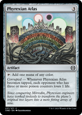 Phyrexian Atlas - Phyrexia All Will One Spoiler