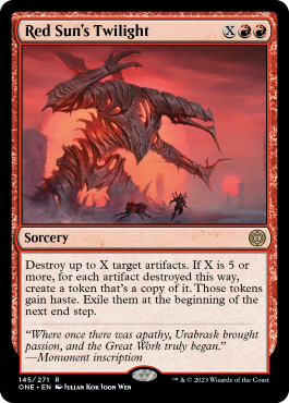 Red Sun's Twilight - Phyrexia All Will One Spoiler
