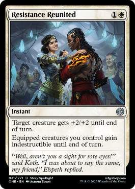 Resistance Reunited - Phyrexia All Will One Spoiler