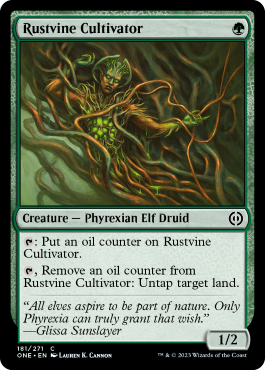 Rustvine Cultivator - Phyrexia All Will One Spoiler