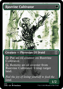 Rustvine Cultivator (Variant) - Phyrexia All Will One Spoiler