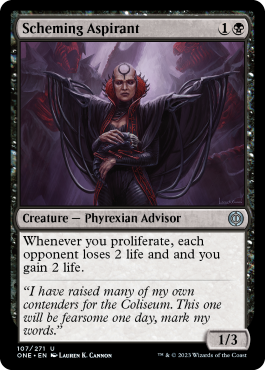 Scheming Aspirant - Phyrexia All Will One Spoiler