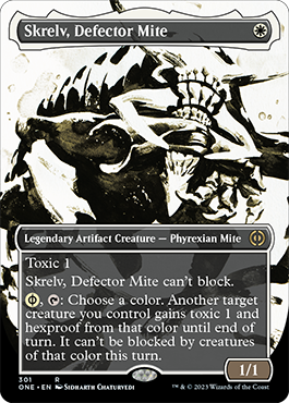 Skrelv, Defector Mite (Variant) - Phyrexia All Will One Spoiler