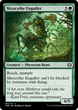 Skyscythe Engulfer - Phyrexia All Will One Spoiler