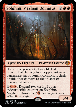 Solphim, Mayhem Dominus - Phyrexia All Will One Spoiler
