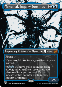 Tekuthal, Inquiry Dominus (Variant) 2 - Phyrexia All Will One Spoiler
