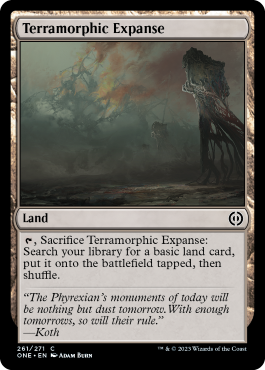 Terramorphic Expanse - Phyrexia All Will One Spoiler