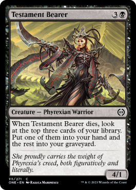 Testament Bearer - Phyrexia All Will One Spoiler