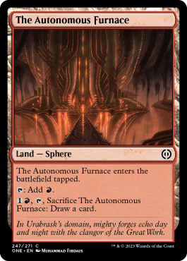 The Autonomous Furnace - Phyrexia All Will One Spoiler