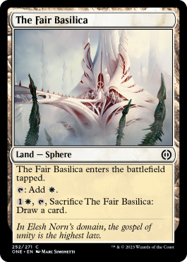 The Fair Basilica - Phyrexia All Will One Spoiler