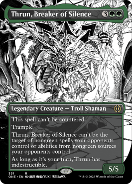 Thrun, Breaker of Silence (Variant) - Phyrexia All Will One Spoiler