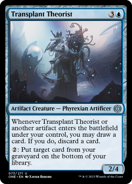Transplant Theorist - Phyrexia All Will One Spoiler
