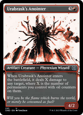 Urabrask's Anointer (Variant) - Phyrexia All Will One Spoiler