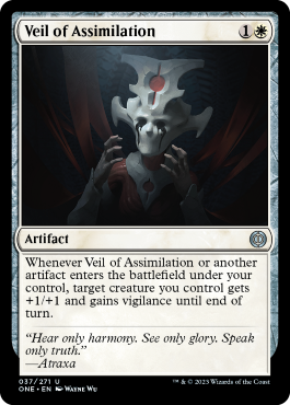 Veil of Assimilation - Phyrexia All Will One Spoiler