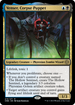 Venser, Corpse Puppet - Phyrexia All Will One Spoiler