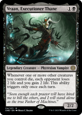Vraan, Executioner Thane - Phyrexia All Will One Spoiler