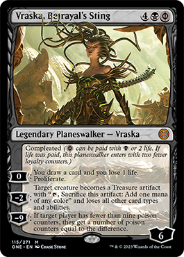 Vraska, Betrayal's Sting - Phyrexia All Will One Spoiler