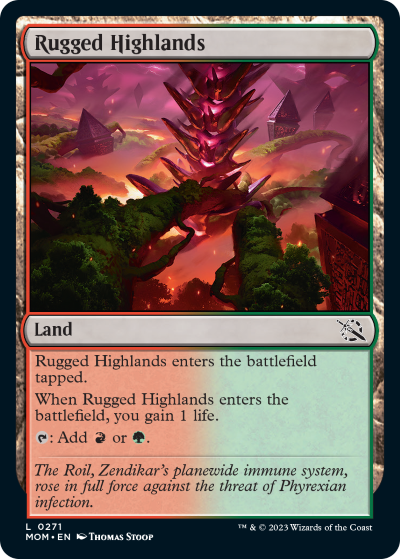 Rugged Highlands - March of the Machine Spoiler