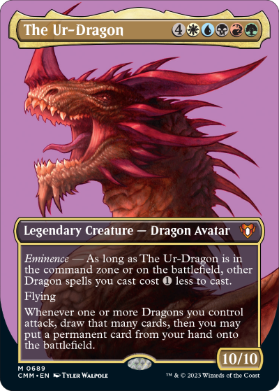 The Ur-Dragon (Variant) - Commander Masters Spoiler