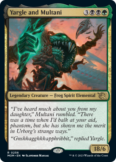 Yargle and Multani - March of the Machine Spoiler