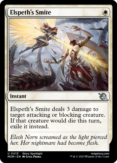 Elspeth's Smite - March of the Machine Spoiler