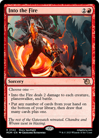Into the Fire - March of the Machine Spoiler