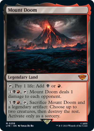 Mount Doom - The Lord of the Rings - Tales of Middle-earth Spoiler