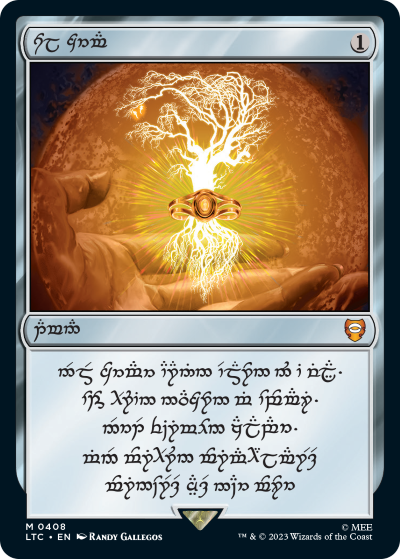 Sol Ring - The Lord of the Rings - Tales of Middle-earth Spoiler