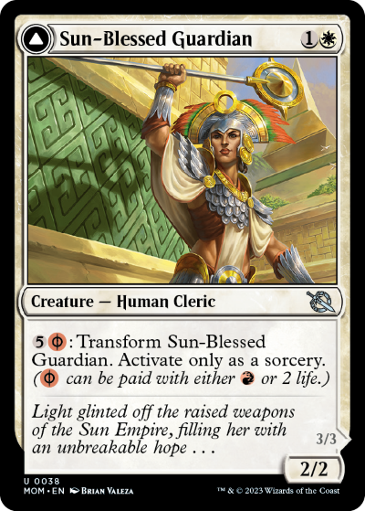 Sun-Blessed Guardian - March of the Machine Spoiler