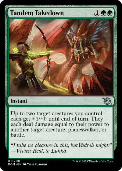 Tandem Takedown - March of the Machine Spoiler