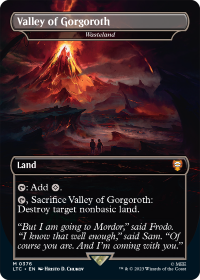 Valley of Gorgoroth - The Lord of the Rings - Tales of Middle-earth Spoiler