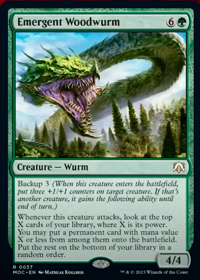 Emergent Woodwurm